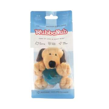 WubbaNub Infant Pacifier - Brown Puppy