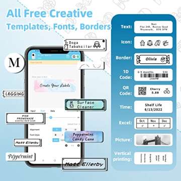 Phomemo D30 Portable Bluetooth Label Maker Machine