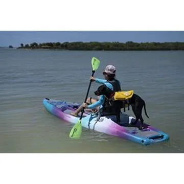 Perception Kayaks Hi Life 11 | Sit on Top Kayak - SUP/Paddleboard | Hybrid Boat with Seat Storage/Cooler | 11' | Sunset, (Model: 9351599042)
