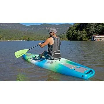 Perception Kayaks Hi Life 11 | Sit on Top Kayak - SUP/Paddleboard | Hybrid Boat with Seat Storage/Cooler | 11' | Sunset, (Model: 9351599042)