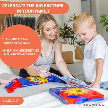 Delightful Big Brother Gift Set with Cape, Mask and Book