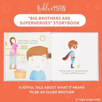Delightful Big Brother Gift Set with Cape, Mask and Book