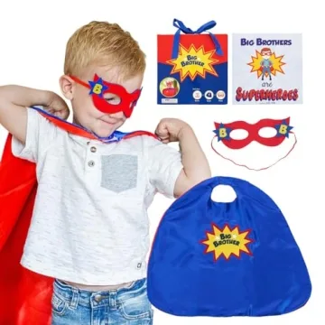 Delightful Big Brother Gift Set with Cape, Mask and Book