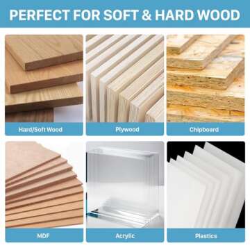 KEENTECH 45 Degree Chamfer Router Bit - Precision Woodworking Tool