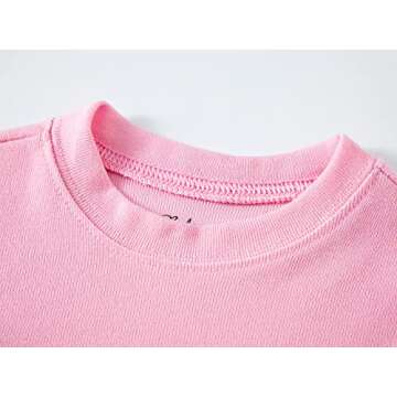 Babyroom Girls Matching Doll&toddler 4 Piece Cotton Pajamas Toddler Unicorn Sleepwear size 6 Pink