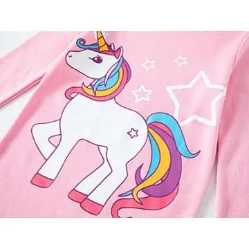 Babyroom Girls Matching Doll & Toddler Pajama Set 4 Piece