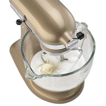 KitchenAid KSM155GBSR Stand Mixer, 5 quart, Champagne