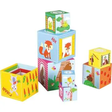 Woodland Friends Stacking Cubes - Fun Baby Toys