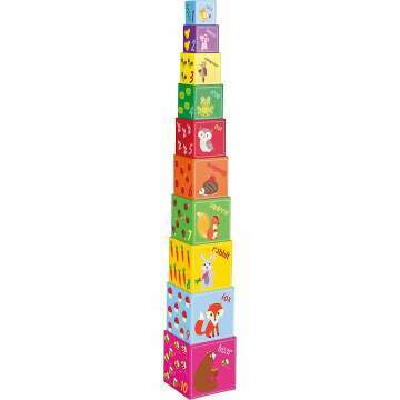 Woodland Friends Stacking Cubes - Fun Baby Toys