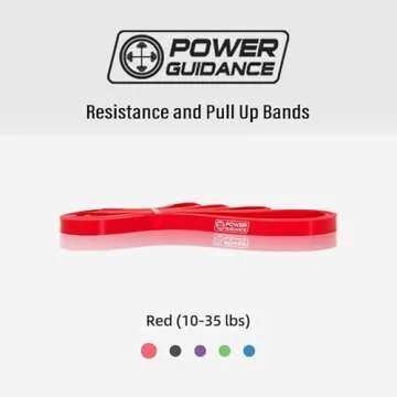 POWER GUIDANCE Pull Up Assist Bands - Stretch Resistance Band - Mobility Band - Powerlifting Bands -...