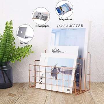 Yagote Stylish Desktop File Organizer for Home Office