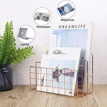 Yagote Stylish Desktop File Organizer for Home Office