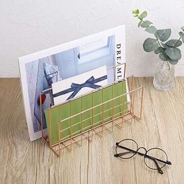 Yagote Stylish Desktop File Organizer for Home Office