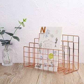 Yagote Stylish Desktop File Organizer for Home Office