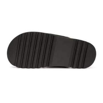 FUNKYMONKEY Women’s Cozy Fur Slippers with Double-Strap