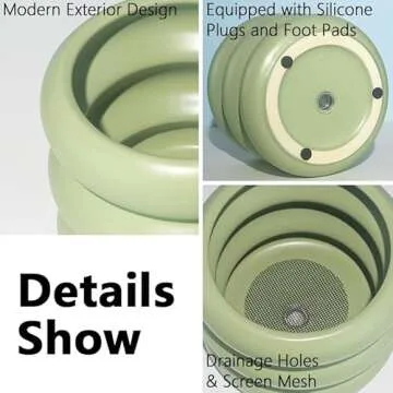 Cusmation Boho 6.5Inch Modern Plant Pot White Ceramic Glaze Succulent Planters for Indoor Unique Pots, Planter with Drainage Holes Small Cute Bubble Porcelain for Herb Snake Plants