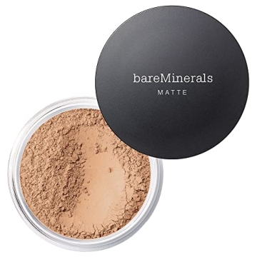 bareMinerals Original Matte Loose Mineral Foundation SPF 15, Powder Foundation Makeup, Buildable Cov...