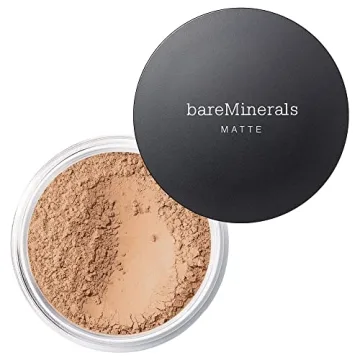 bareMinerals Original Matte Loose Mineral Foundation SPF 15, Powder Foundation Makeup, Buildable Cov...