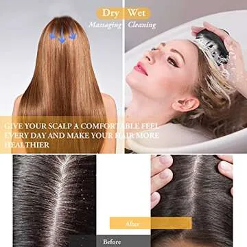 URTHEONE Hair Scalp Massager Shampoo Brush Pack of 2