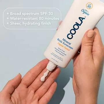COOLA SPF 30 Organic Mineral Lotion for Daily Skin Care