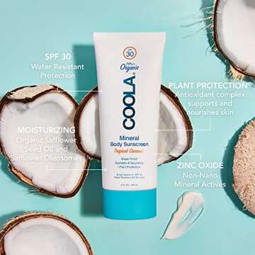 COOLA SPF 30 Organic Mineral Lotion for Daily Skin Care