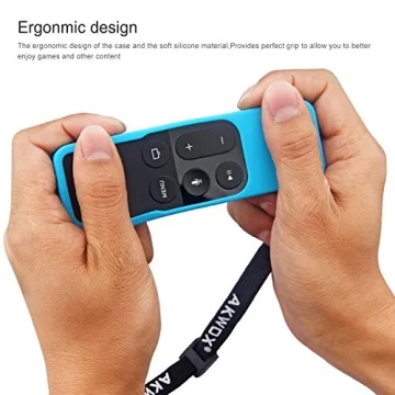 Akwox Remote Case for Apple TV 4th & 5th Gen, Blue