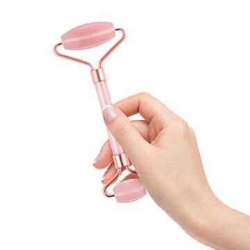 Gua Sha Face Jade Roller Set: Natural Massage Beauty Tool