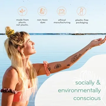 KOOSHOO Organic Cotton Scrunchie Set - Vegan & Ethical Hair Accessory