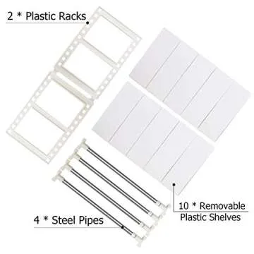 obor Organization and Storage, Under Sink Organizers and Storage for Kitchen, Expandable 2 Tier Cupboard Organizers and Storage for Bathroom/Balcony/Cloakroom