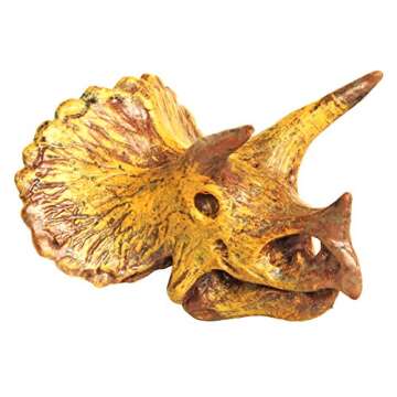 Safari Ltd Dinosaur Skulls TOOB - 11 Mini Figurines Including Velociraptor, Brachiosaurus, Oviraptor, Triceratops, Tyrannosaurus Rex and More - Educational Toy Figures for Boys, Girls & Kids Ages 3+