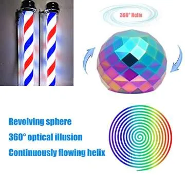 Desk-Kinetic-Toys Cool-Gadgets for Fidget: Cool-Stuff Thing Game Toy for Adult Teen Children Kid, Stress Relief Optical-Illusion Gifts for Office School Home Man Women Christmas Spinning 180 Seconds