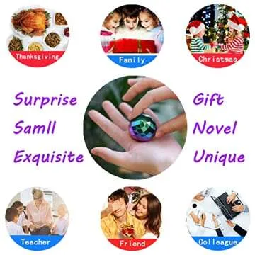 Desk-Kinetic-Toys Cool-Gadgets for Fidget: Cool-Stuff Thing Game Toy for Adult Teen Children Kid, Stress Relief Optical-Illusion Gifts for Office School Home Man Women Christmas Spinning 180 Seconds