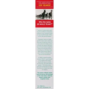 Natural 20 Mule Team Borax Laundry Booster 65 Ounce