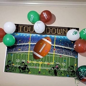 BINQOO Football Backdrop 7x5ft Kids Party Decoration