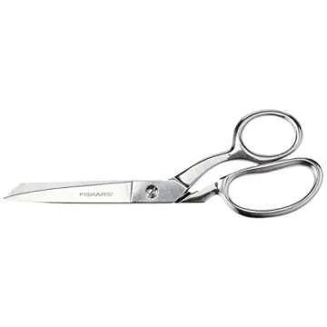 Fiskars 8" Stainless Steel Scissors and 4" Forged Embroidery Scissors Bundle for Arts, Crafts, and Sewing