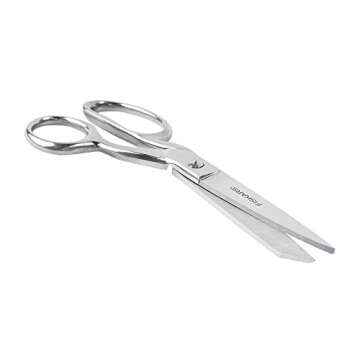 Fiskars 8" Stainless Steel Scissors and 4" Forged Embroidery Scissors Bundle for Arts, Crafts, and Sewing
