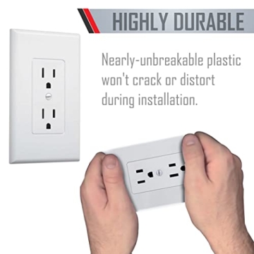 TayMac MW2500W Stylish Wallplate Cover for Any Decor