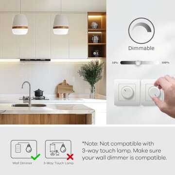 Linkind A19 LED Light Bulbs Dimmable 12-Pack 5000K Daylight