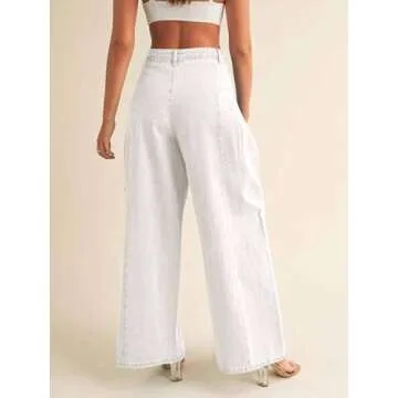 Stylish PLNOTME Baggy High Waisted Jeans for Women