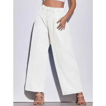 Stylish PLNOTME Baggy High Waisted Jeans for Women