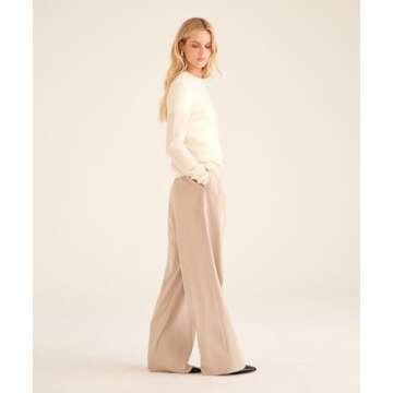 Luxurious Cashmere Crewneck Sweater for Women