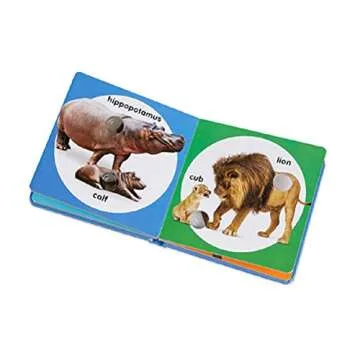 Melissa & Doug Poke-a-Dot Wild Animal Families Interactive Book
