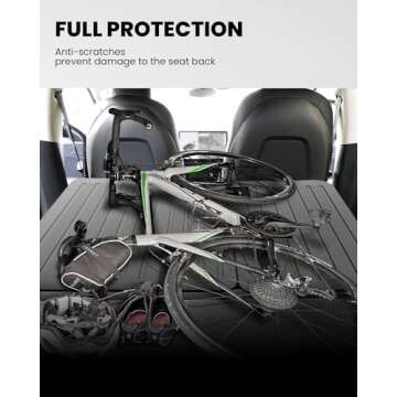 LASFIT Second Row Seat Back Cover Fit for Tesla 2020-2023 Model Y & 2017-2023 Model 3