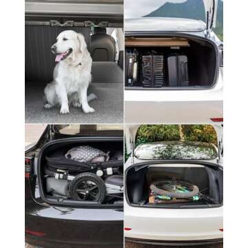 LASFIT Second Row Seat Back Cover Fit for Tesla 2020-2023 Model Y & 2017-2023 Model 3