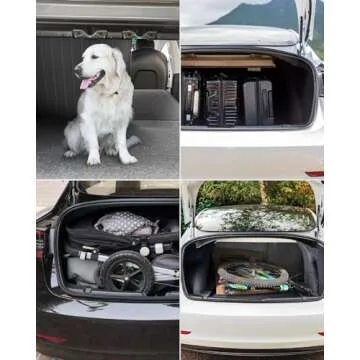 LASFIT Second Row Seat Back Cover Fit for Tesla 2020-2023 Model Y & 2017-2023 Model 3