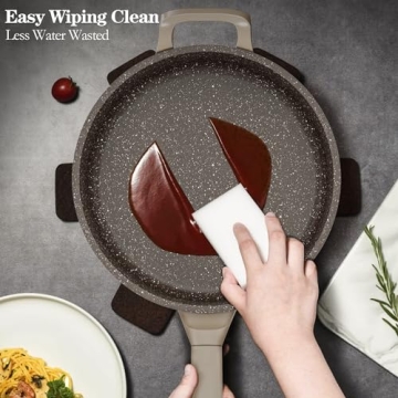 Nonstick Pots and Pans Set - Granite Induction Cookware