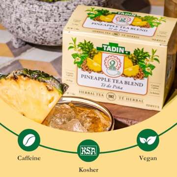 Tadin Pineapple Tea Blend - Refreshing Herbal Tea