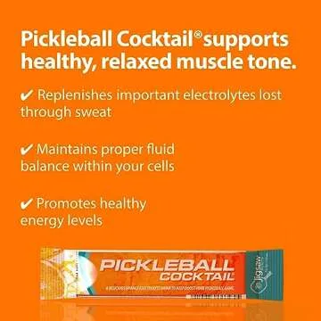 Jigsaw Health Pickleball Cocktail (60 Servings Packets, Orange)