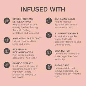 KEVIN.MURPHY PLUMPING.WASH & RINSE - Densifying Shampoo for Thinning Hair - Thickening Hair Conditioner - For Fine, Thin & Ageing Hair - 250 mL / 8.4 fl oz - 2 Pack