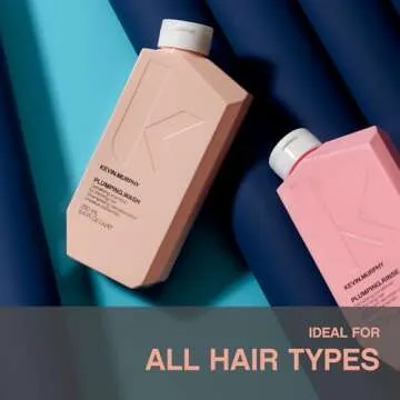 KEVIN.MURPHY PLUMPING.WASH & RINSE - Densifying Shampoo for Thinning Hair - Thickening Hair Conditioner - For Fine, Thin & Ageing Hair - 250 mL / 8.4 fl oz - 2 Pack